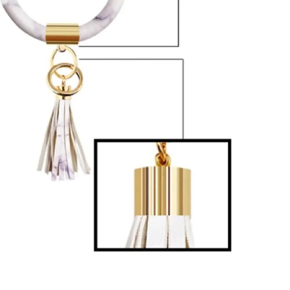 Marble key ring bracelet  - Picture 3 of 4